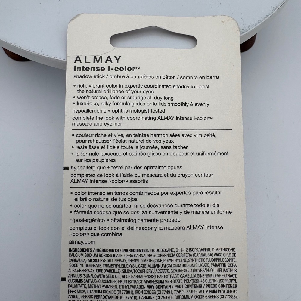 Almay Intense i-color Shadow‎ Stick 010 for Brown Eyes Teal Taupe NIP - Picture 4 of 5